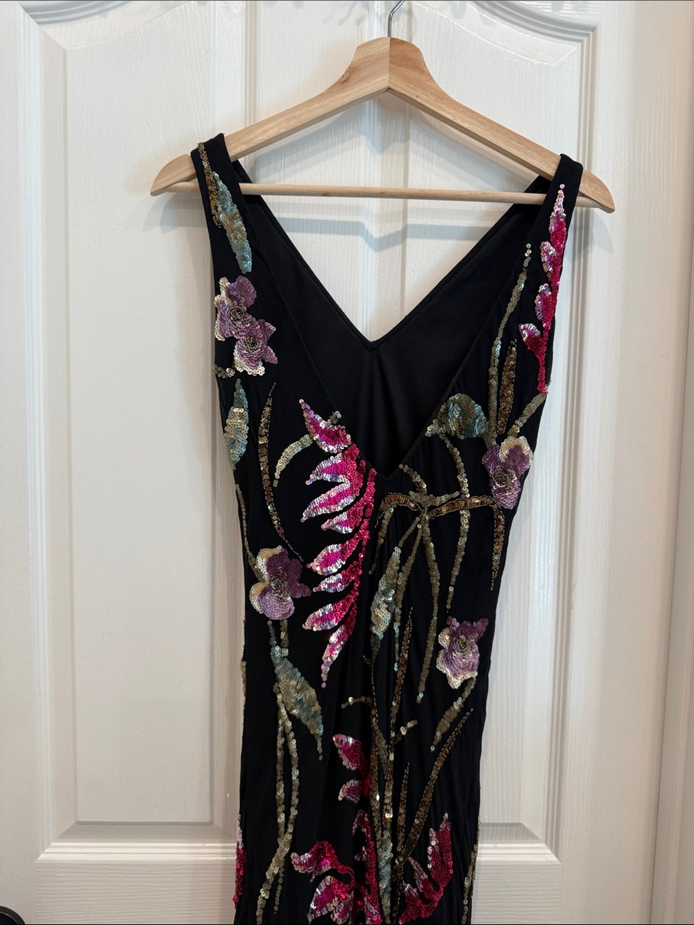 Sue Wong Nocturne sequin floral maxi dress - Picture 14 of 15